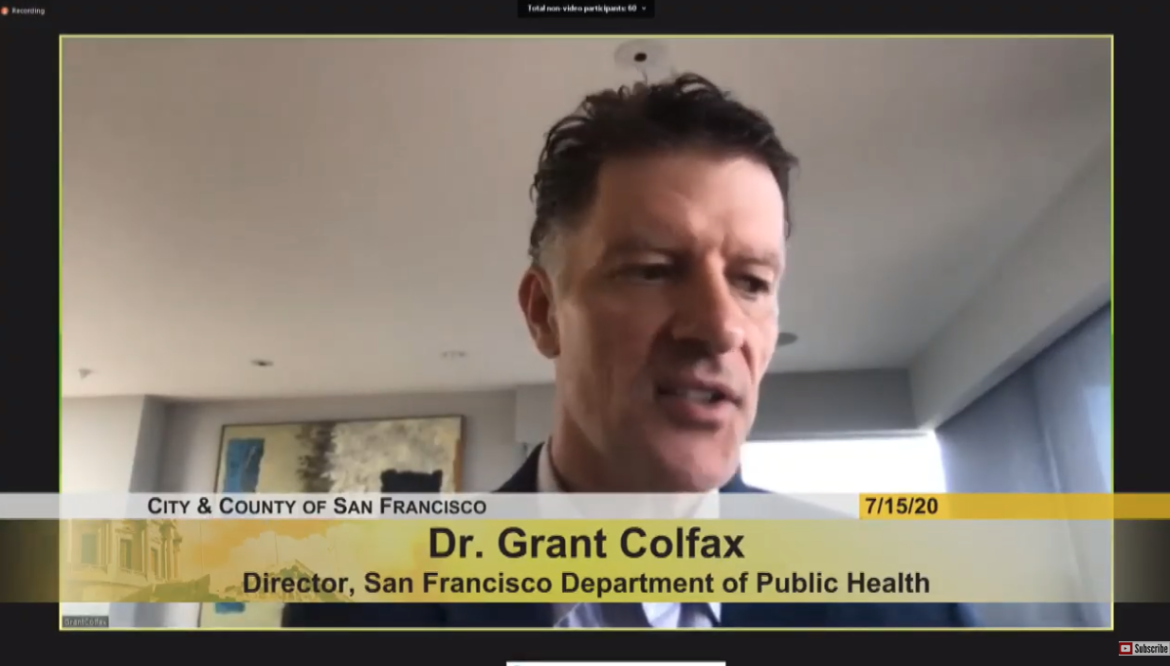 Dr. Grant Colfax, Director of the San Francisco Department of Public Health