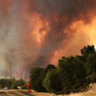Wildfires, like the 2018 Carr Fire pictured, are one of the climate threats California may increasingly face in the coming years and that climate action plans are meant to address.