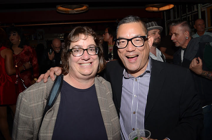 Bay Area Reporter Editor Cynthia Laird and Publisher Michael Yamashita