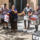 Tenant activists protest evictions
