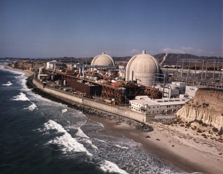 Aerial view of San Onofre nuclear plant.