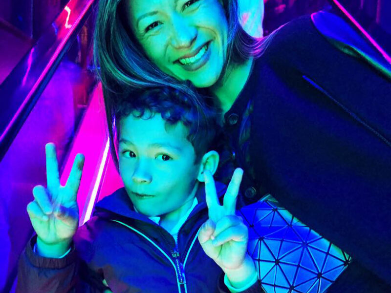 Lesley Hu with her son Pierce O’Loughlin. Pierce’s father murdered the nine-year-old in January 2021 after a San Francisco family court judge rejected his mother’s appeal for sole custody.