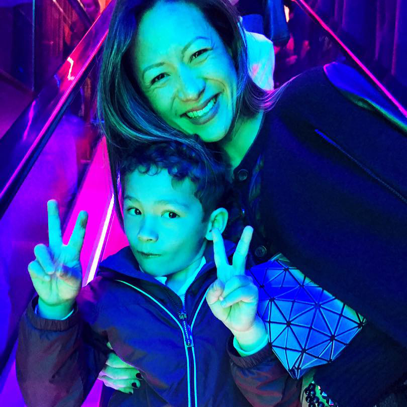 Lesley Hu with her son Pierce O’Loughlin. Pierce’s father murdered the nine-year-old in January 2021 after a San Francisco family court judge rejected his mother’s appeal for sole custody.