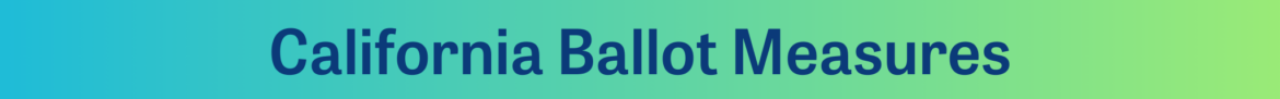 California Ballot Measures