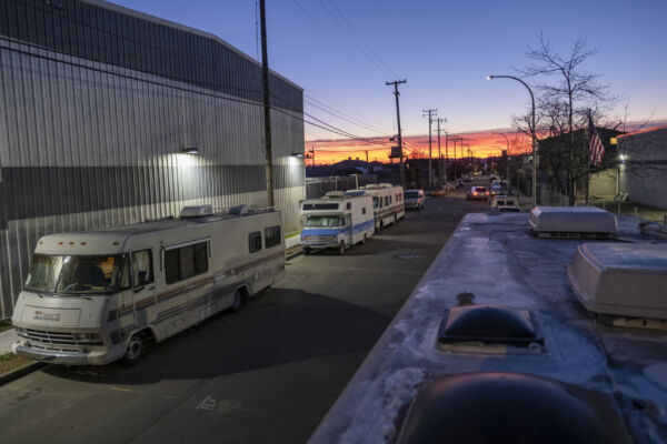 Dusk falls on seven vehicular homes at Eighth and Harrison streets in Berkeley’s Gilman District. For over a year, a vehicular community called Friends on Wheels has found refuge at this intersection, living together for safety and companionship. While searching for safe parking spots and the amenities of everyday life, vehicular residents met and banded together at the Berkeley Marina. But as the community of vehicle dwellers grew, their risk of being towed and receiving further citations forced people to leave. Vehicle residents had to find another safe place to settle, and so they found a resting spot on the industrialized streets of West Berkeley. Dusk falls on seven vehicular homes at Eighth and Harrison streets in Berkeley’s Gilman District. For over a year, a vehicular community called Friends on Wheels has found refuge at this intersection, living together for safety and companionship. While searching for safe parking spots and the amenities of everyday life, vehicular residents met and banded together at the Berkeley Marina. But as the community of vehicle dwellers grew, their risk of being towed and receiving further citations forced people to leave. Vehicle residents had to find another safe place to settle, and so they found a resting spot on the industrialized streets of West Berkeley.